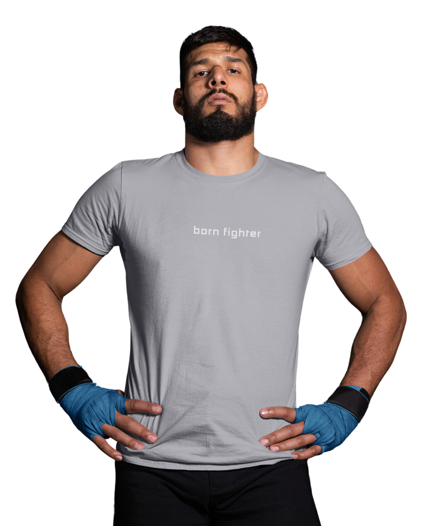Born Fighter | Vibeify Regular Fit Men's T-Shirt – Premium 100% Cotton