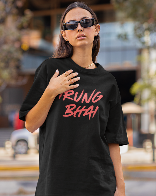IRUNG BHAI Oversized Unisex Premium T-Shirt