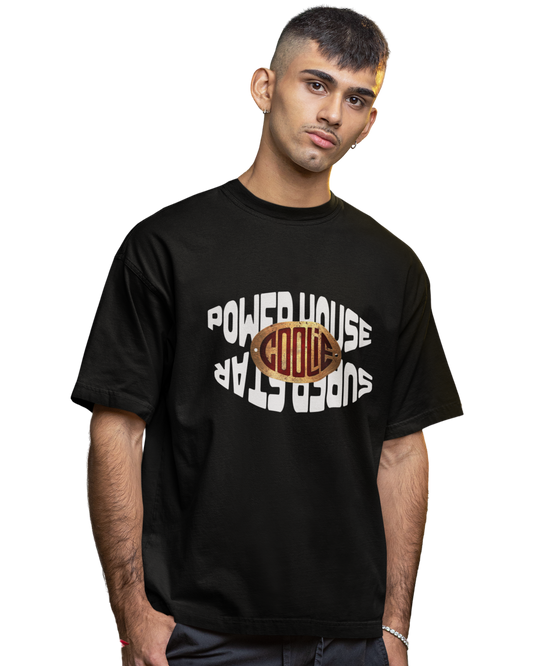 Coolie Powerhouse Oversized Unisex T-Shirt – Rajinikanth Tribute | Vibeify® Official