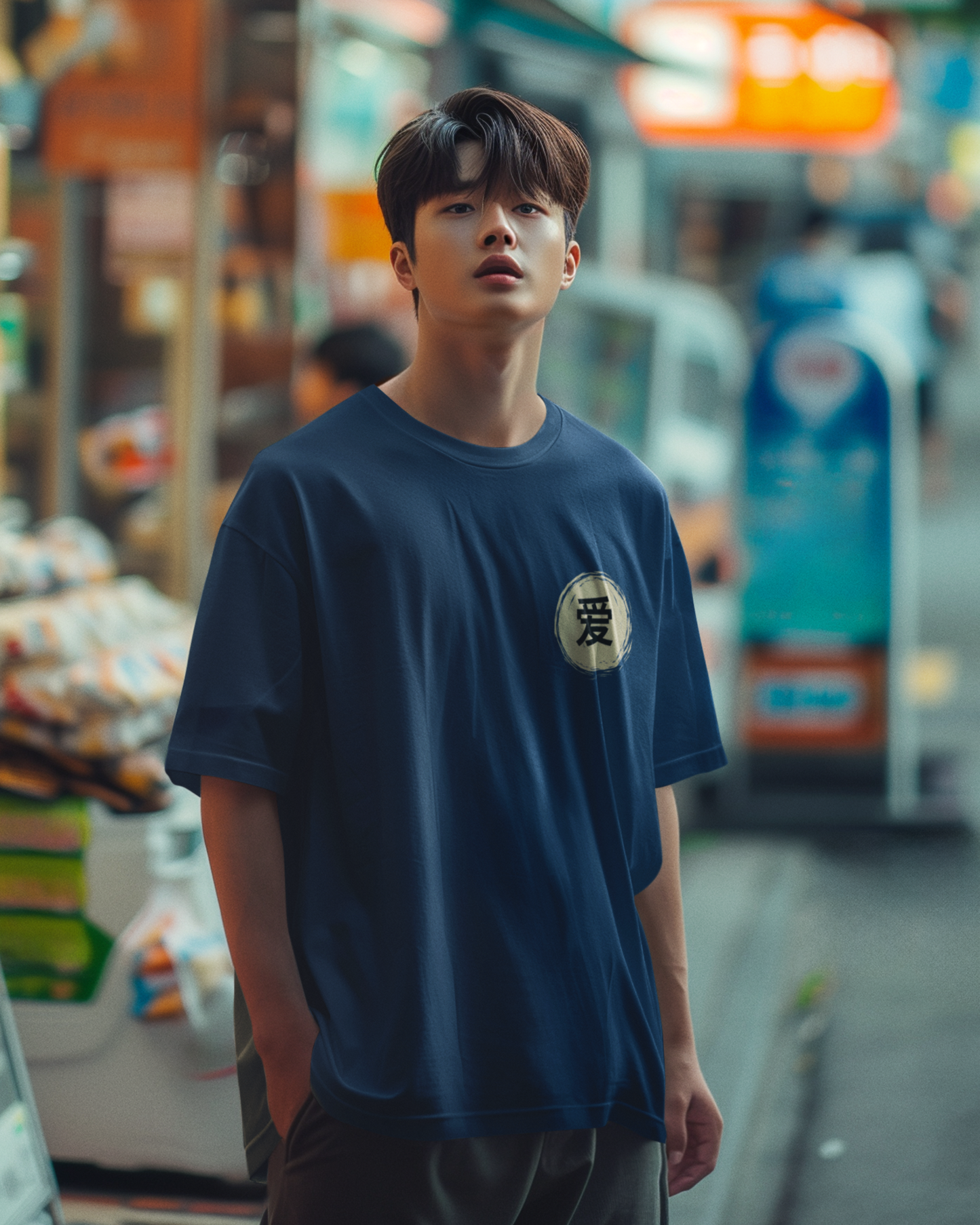Wai Bi Fi Japanese| Vibeify Unisex Oversized T-Shirt - Soft 100% Cotton Relaxed Fit Tee