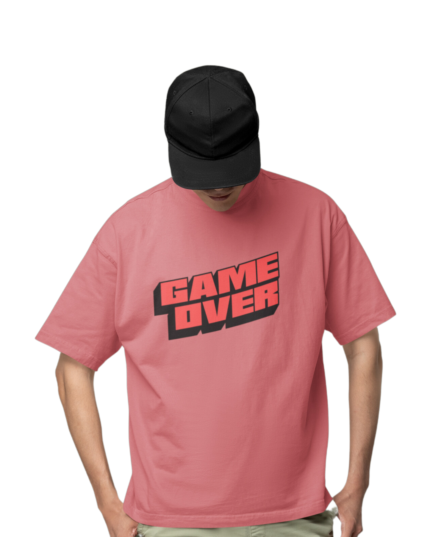 Game Over | Vibeify Premium Unisex Oversized T-Shirt