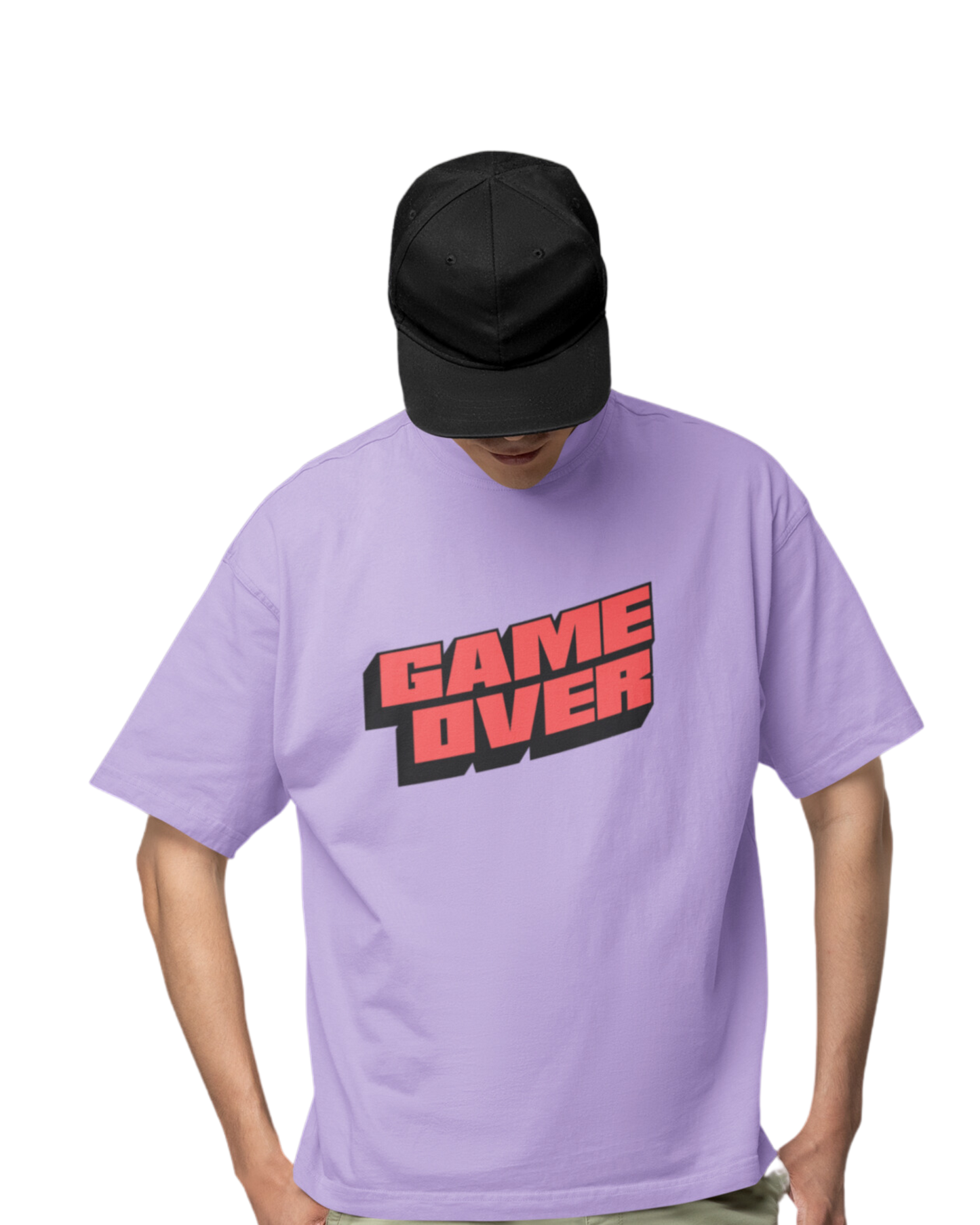 Game Over | Vibeify Premium Unisex Oversized T-Shirt