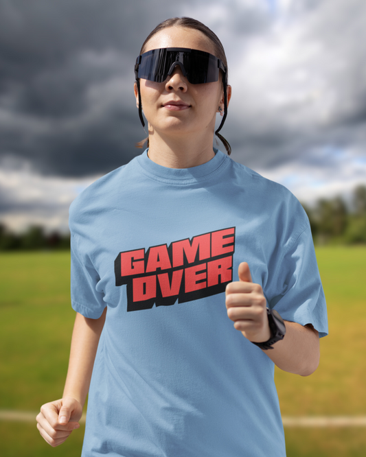 Game Over | Vibeify Premium Unisex Oversized T-Shirt