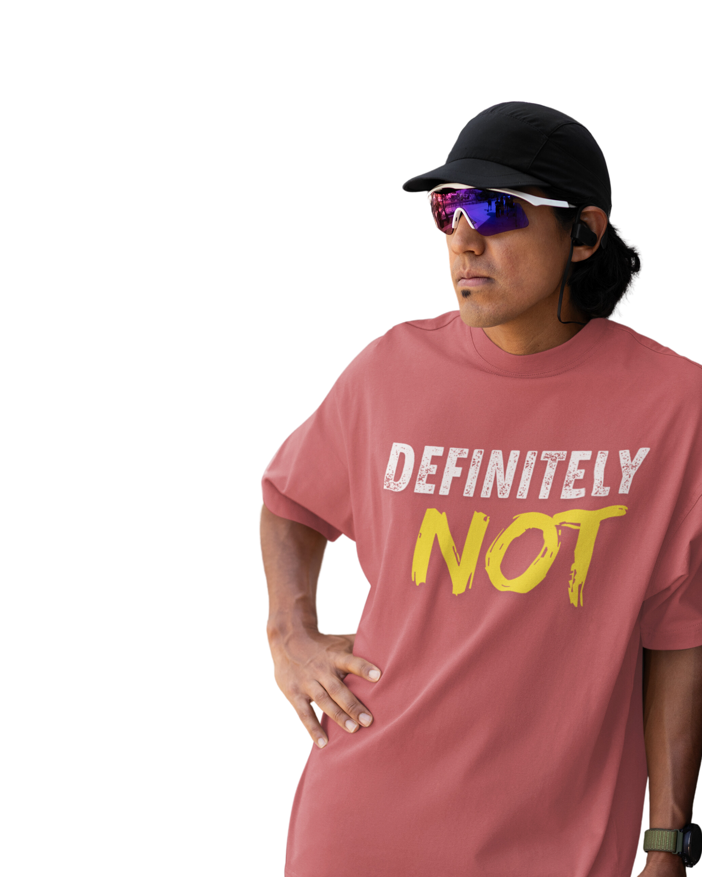Definitely Not | Vibeify Unisex Premium Oversized T-Shirt