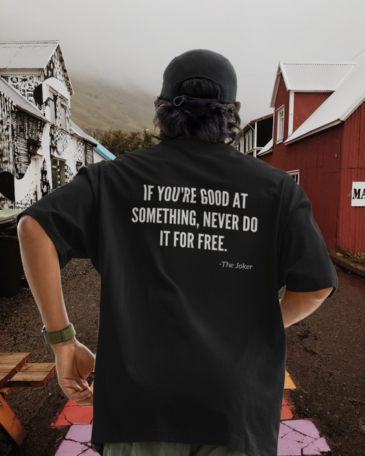 Batman & Joker | Vibeify Unisex Oversized T-Shirt - Soft 100% Cotton Relaxed Fit Tee