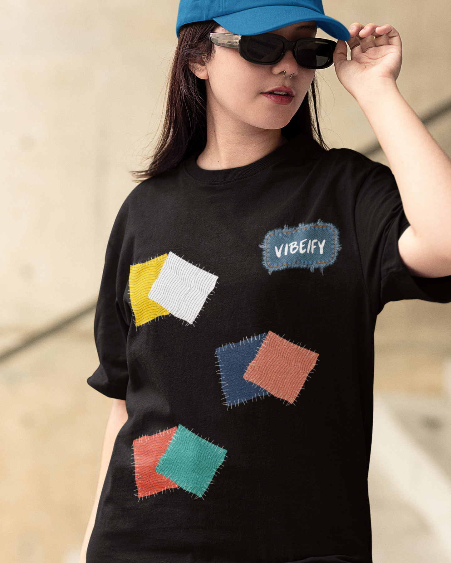 Beggar Stitch Oversized T-Shirt | Unisex Premium Streetwear
