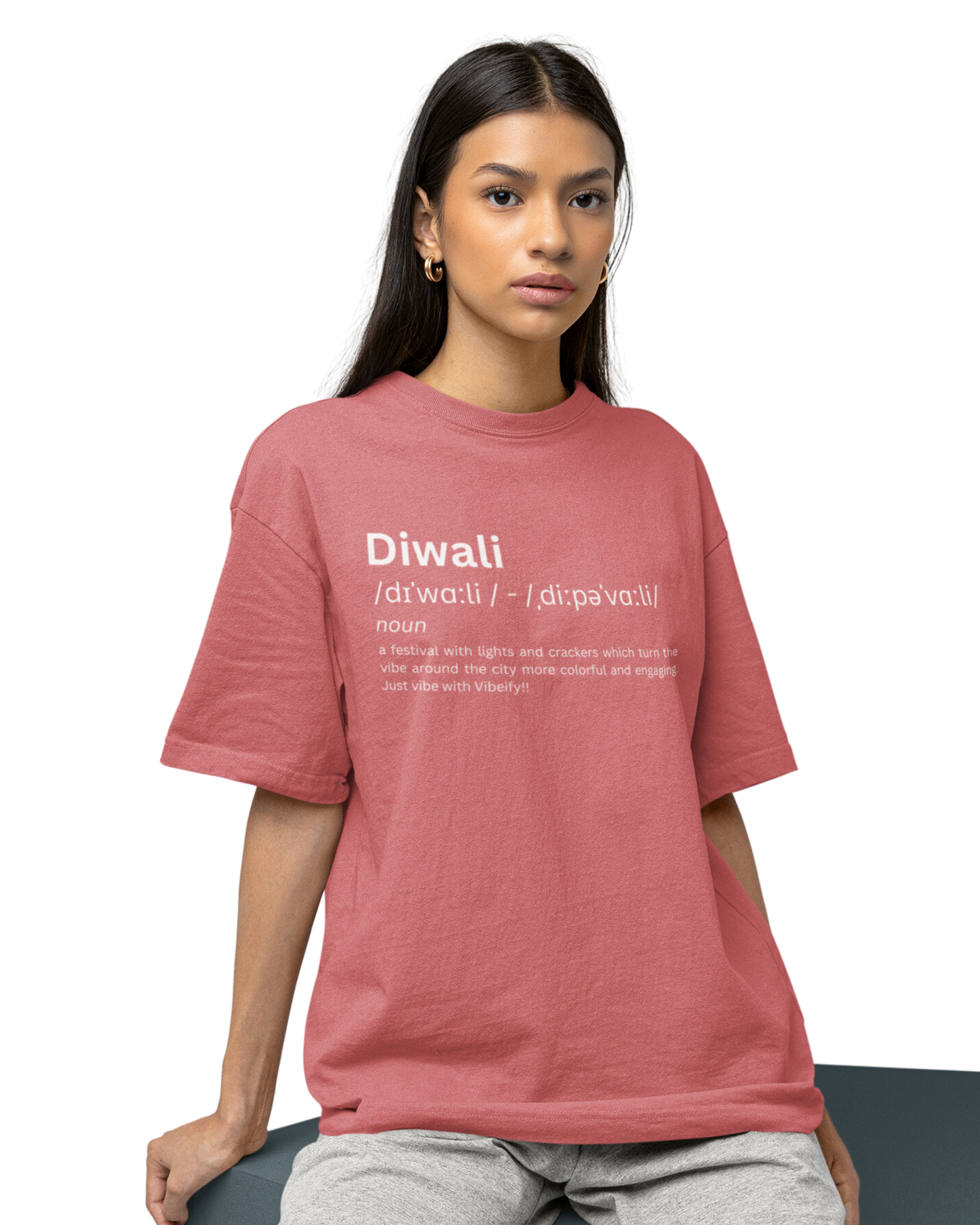 Diwali Oversized Unisex T-shirt | Premium Cotton and Design