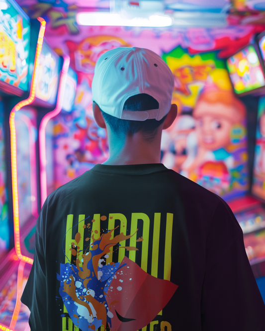 Happy Hormones | Vibeify Unisex Oversized T-Shirt - Soft 100% Cotton Relaxed Fit Tee