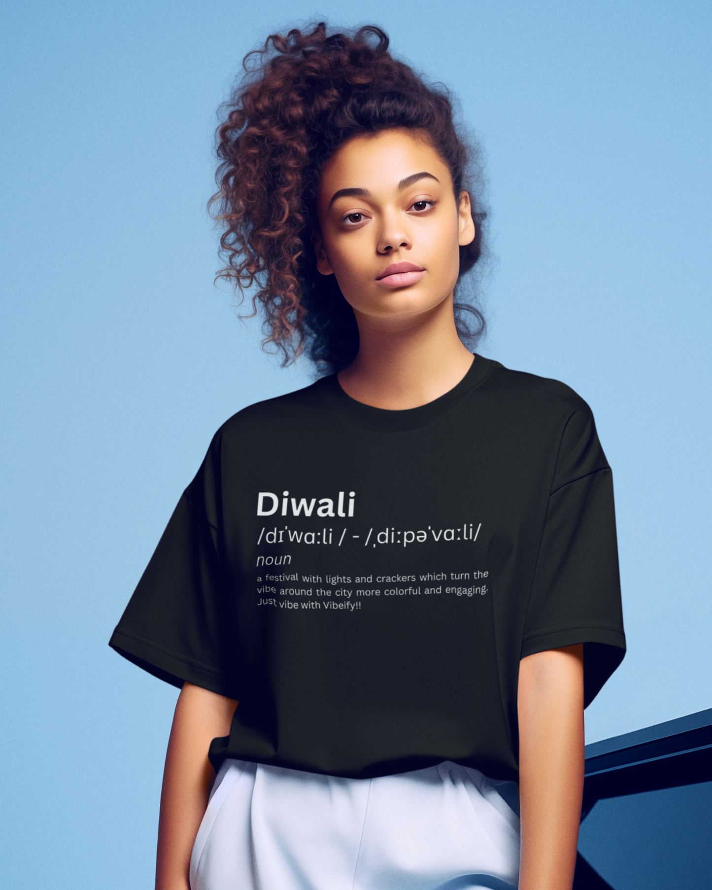 Diwali Oversized Unisex T-shirt | Premium Cotton and Design