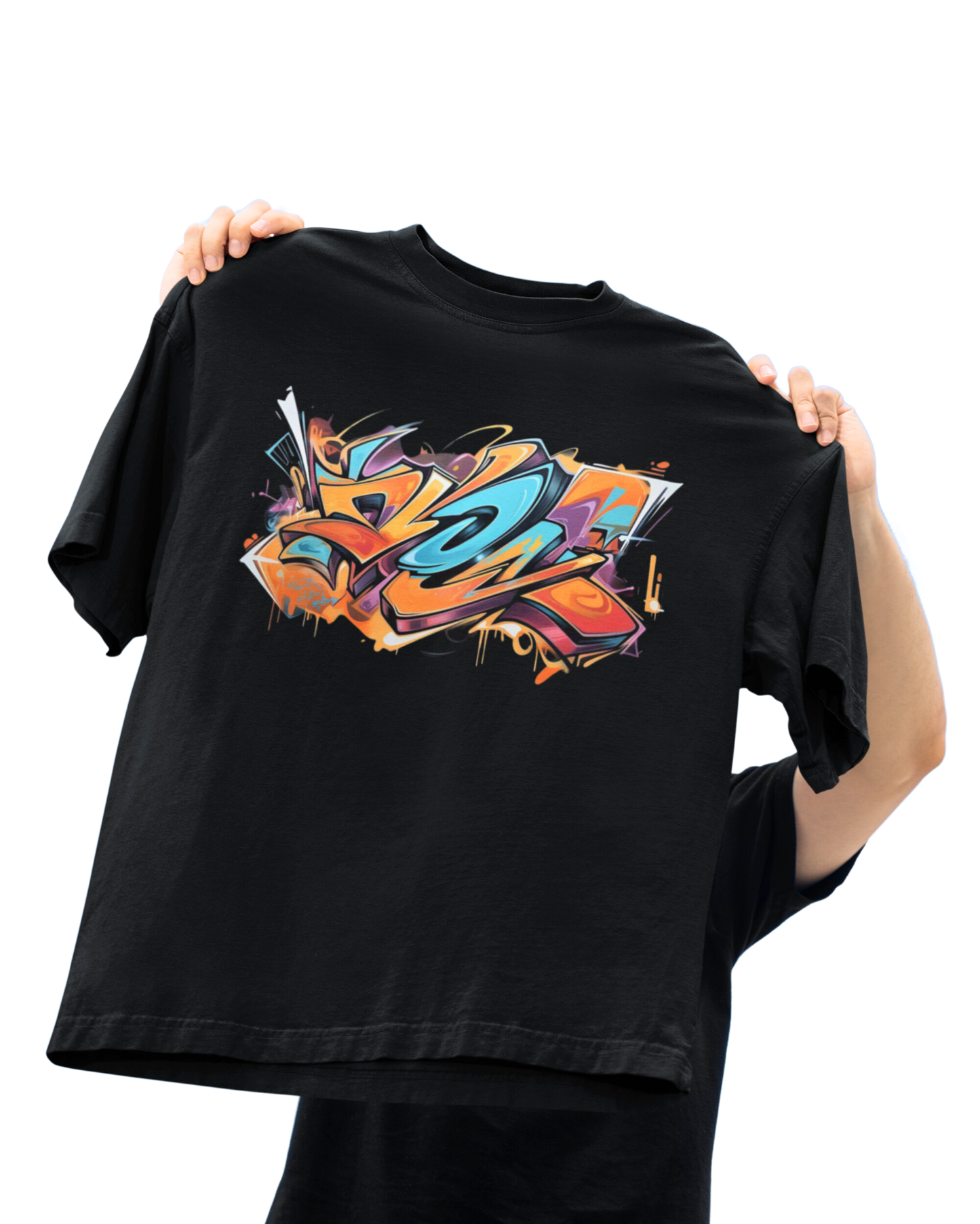 Premium Graffiti Oversized T-Shirt – Urban Vibe Edition