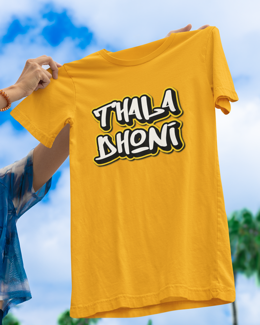 Thala Dhoni Regular T-Shirt – CSK Fan Edition | IPL 2025 Cricket T-Shirt