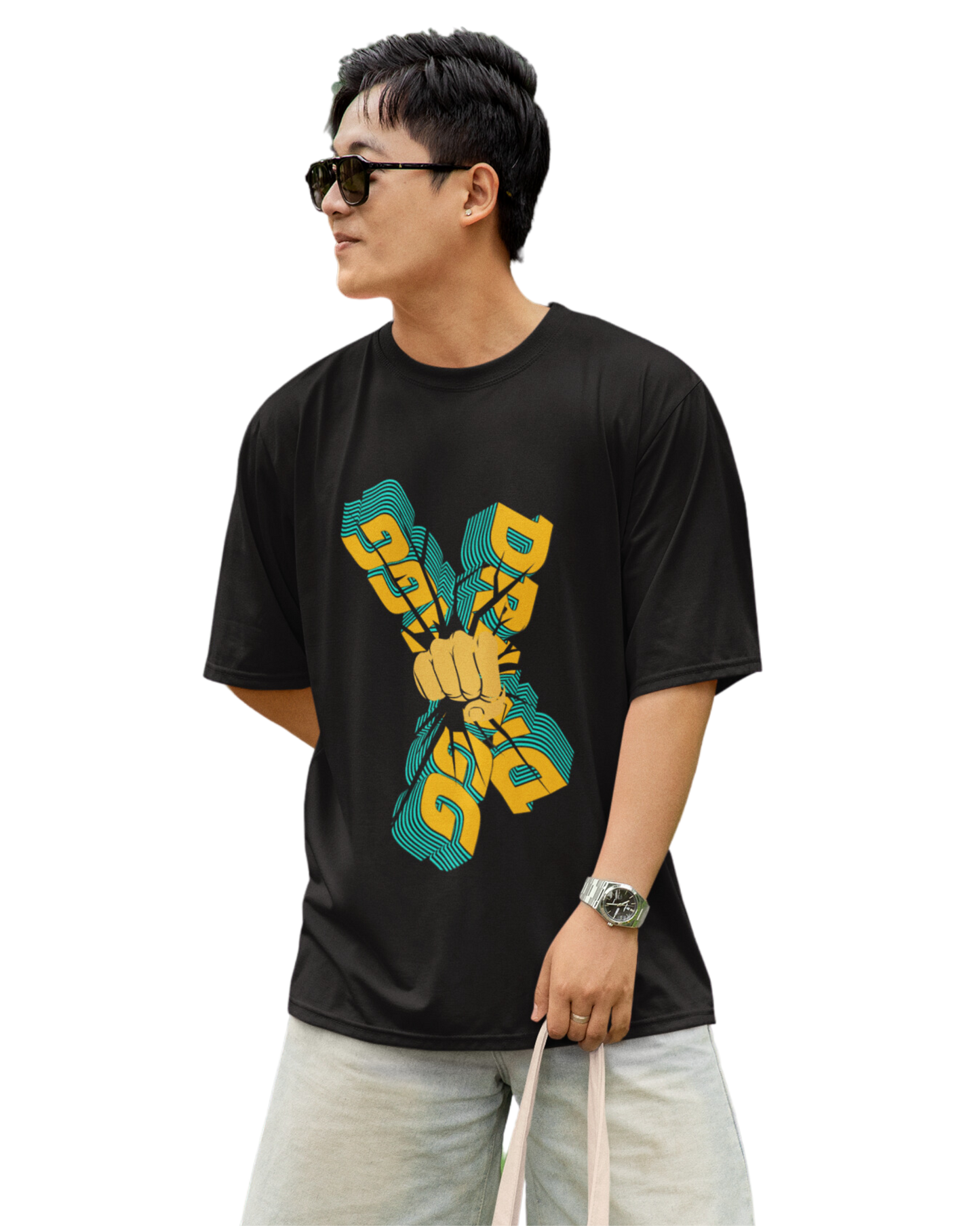 Premium Unisex Oversized T-Shirt – DRAAGG 3D Graphic Edition