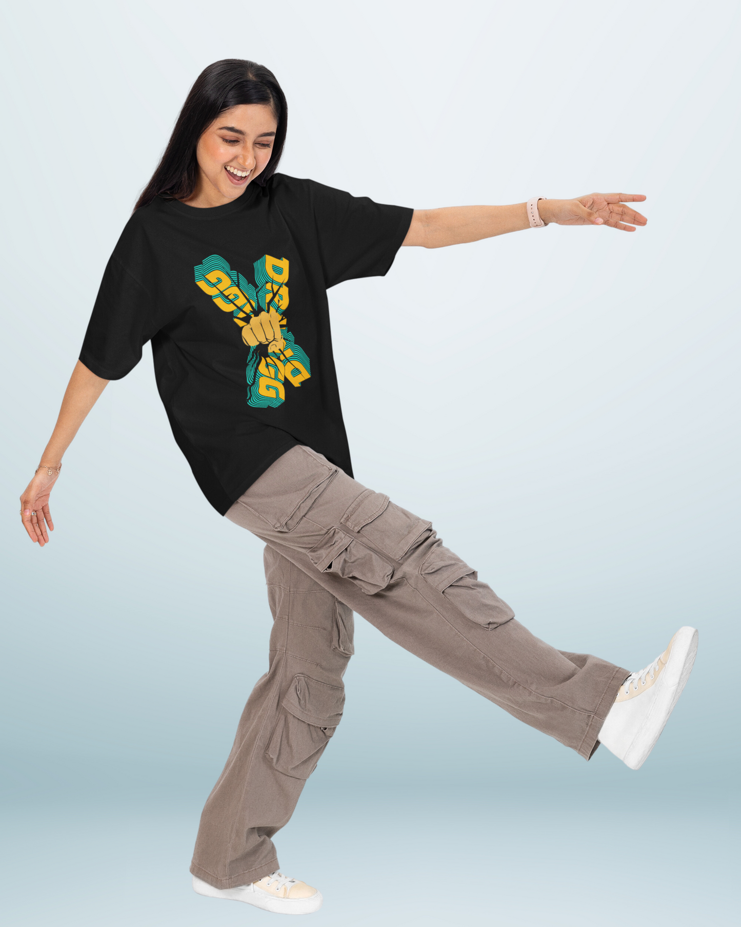 Premium Unisex Oversized T-Shirt – DRAAGG 3D Graphic Edition
