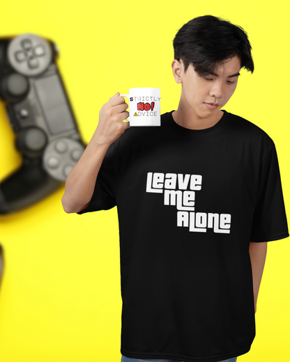 Premium Unisex Oversized T-Shirt – Leave Me Alone Statement GTA Edition