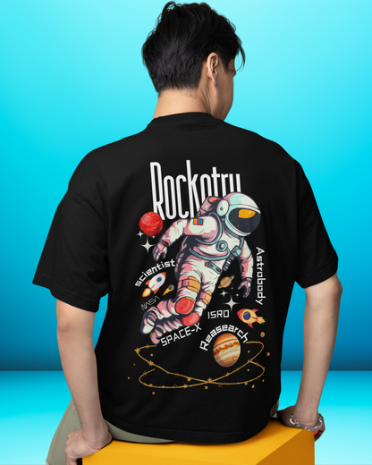 Rocketry Adventure | Vibeify Unisex Oversized T-Shirt - Premium 100% Cotton Relaxed Fit