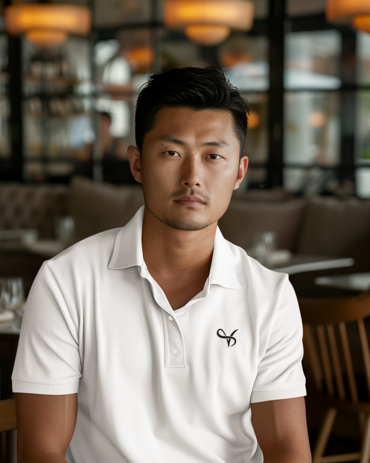 Vibeify Prestige Polo Luxe Edition | White | Soft 100% combed cotton regular fit