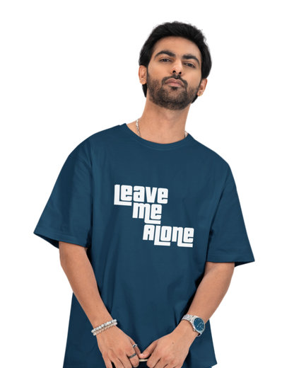 Premium Unisex Oversized T-Shirt – Leave Me Alone Statement GTA Edition