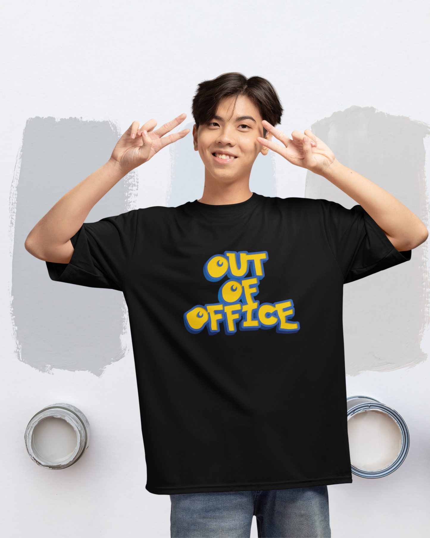 Vibeify Out of Office Premium Oversized T-shirt