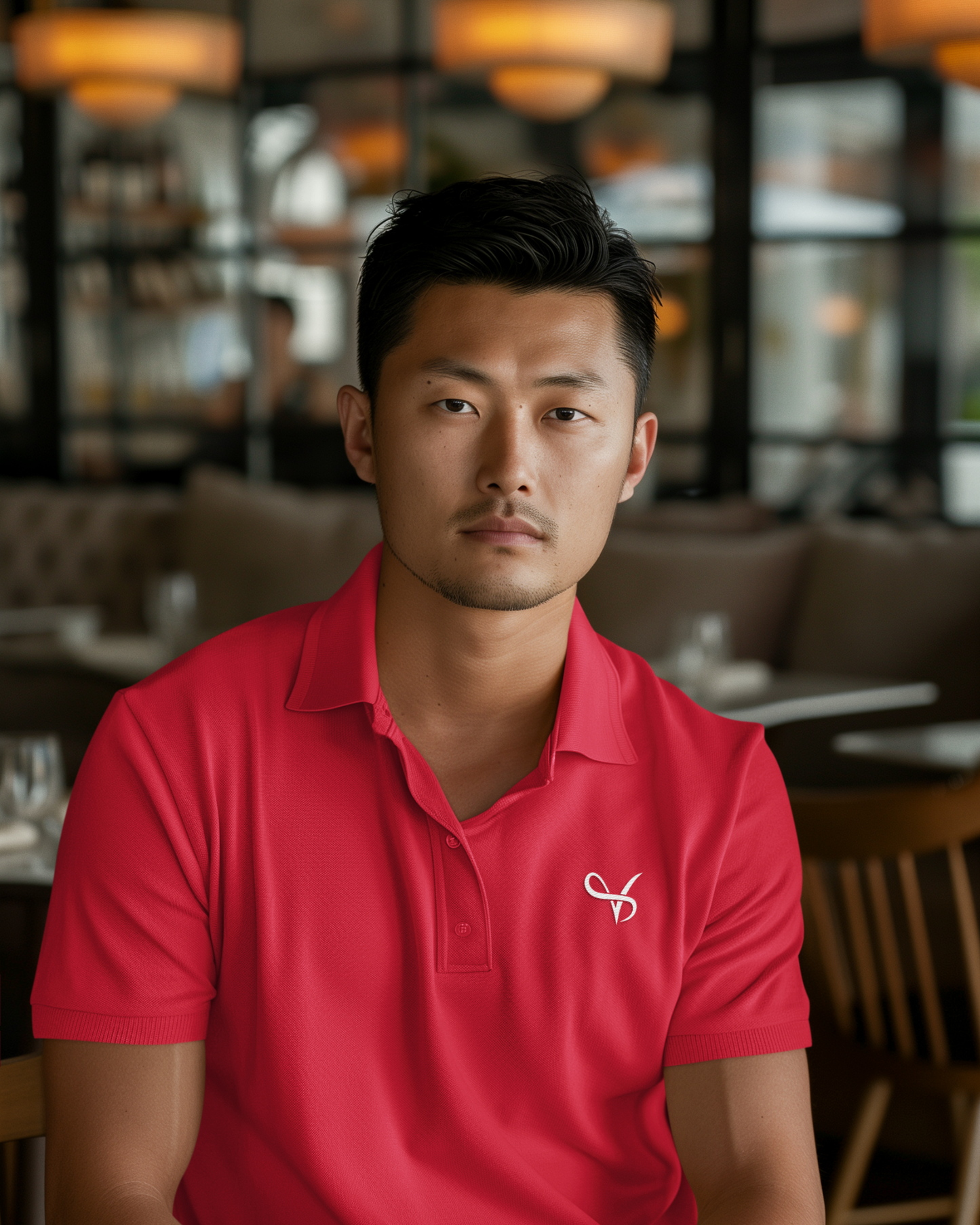 Vibeify Prestige Polo Luxe Edition | Red | Soft 100% combed cotton regular fit