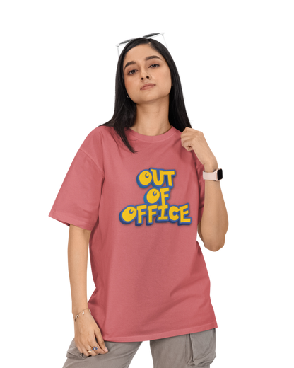 Vibeify Out of Office Premium Oversized T-shirt