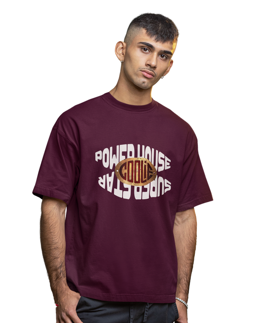 Coolie Powerhouse Oversized Unisex T-Shirt – Rajinikanth Tribute | Vibeify® Official