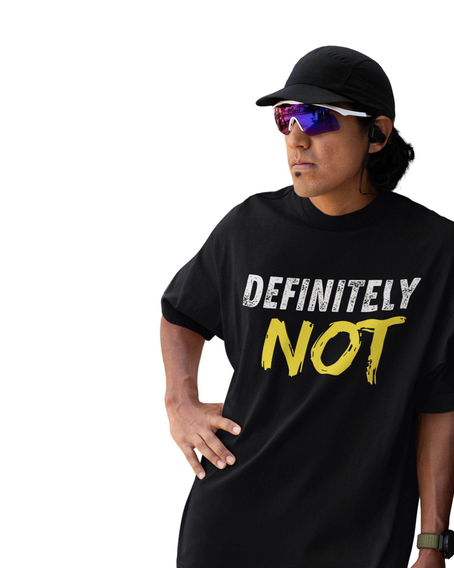 Definitely Not | Vibeify Unisex Premium Oversized T-Shirt