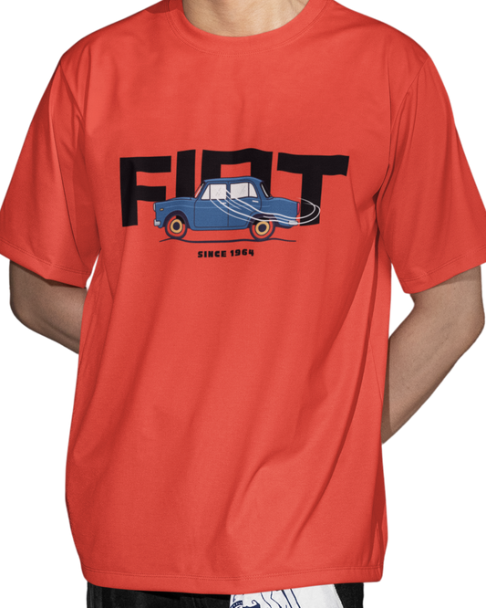 Vintage Fiat Premier Padmini  - Vibeify® Oversized Unisex T-shirt