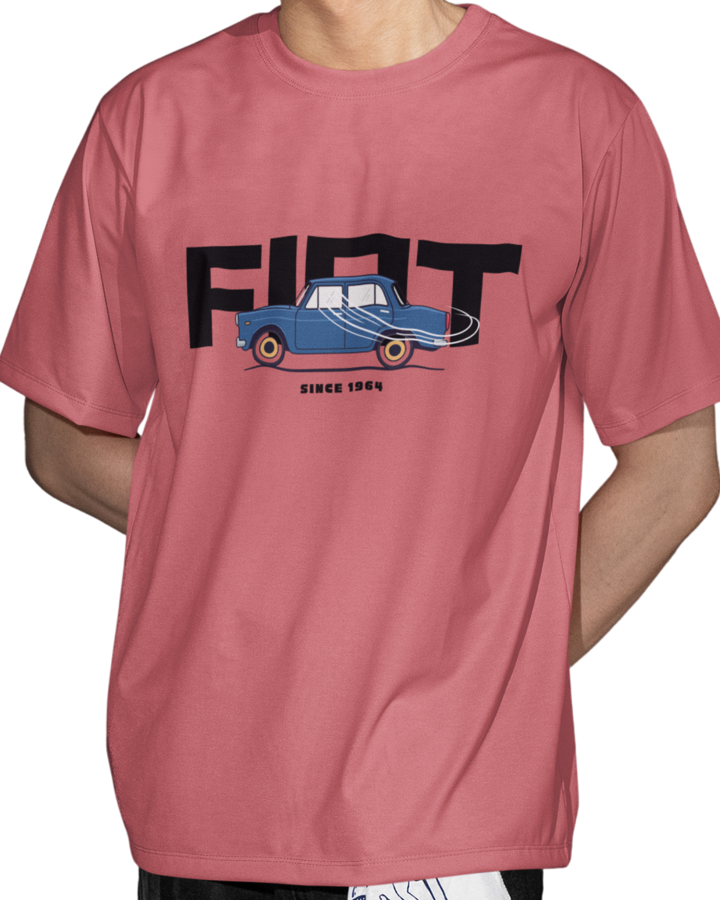 Vintage Fiat Premier Padmini  - Vibeify® Oversized Unisex T-shirt
