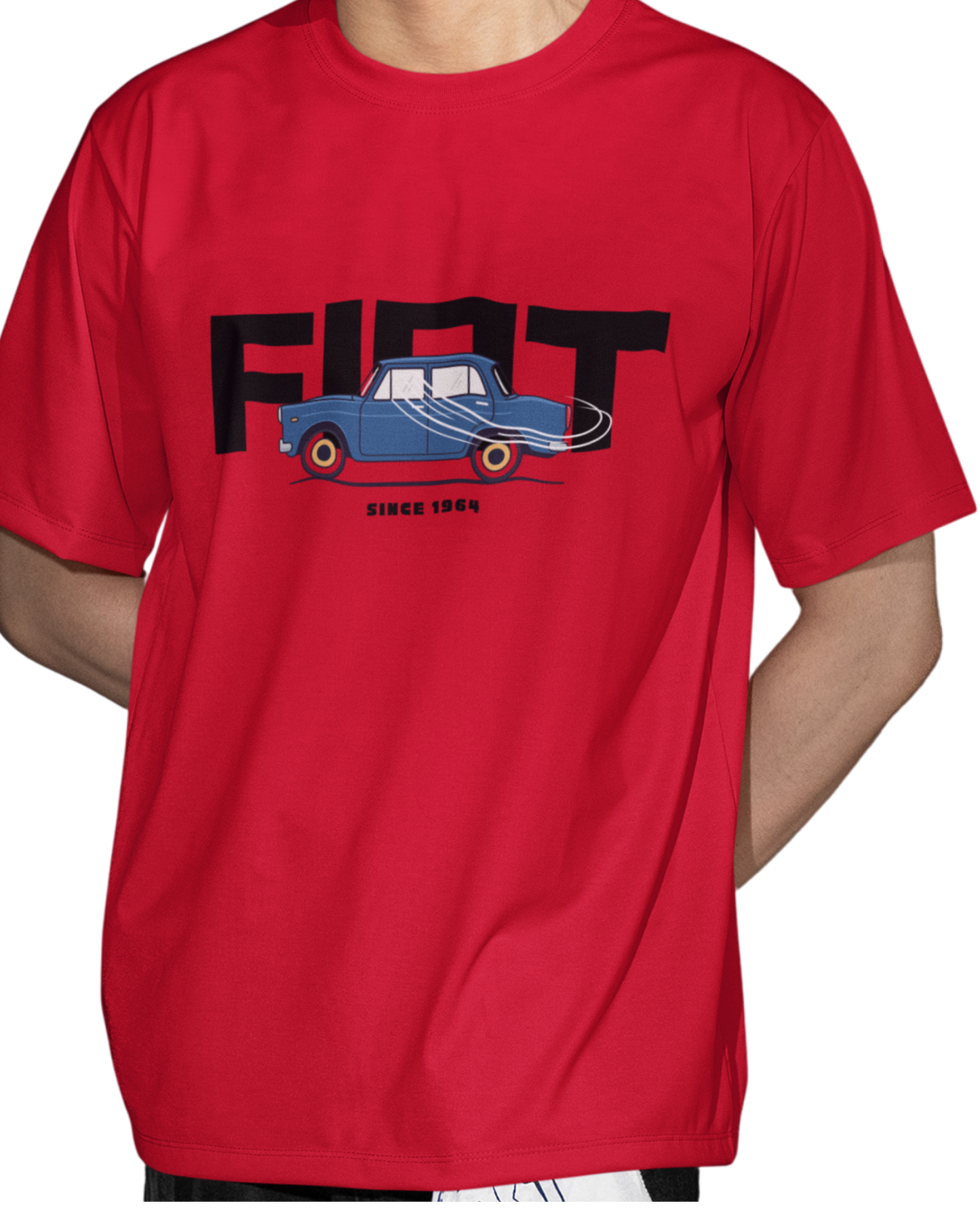 Vintage Fiat Premier Padmini  - Vibeify® Oversized Unisex T-shirt