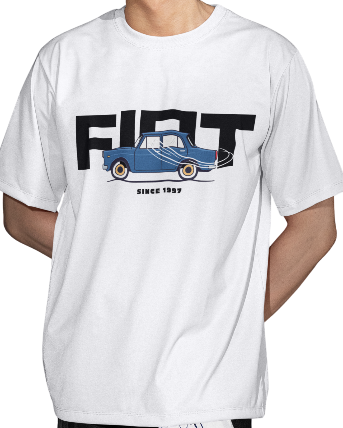 Vintage Fiat Premier Padmini  - Vibeify® Oversized Unisex T-shirt