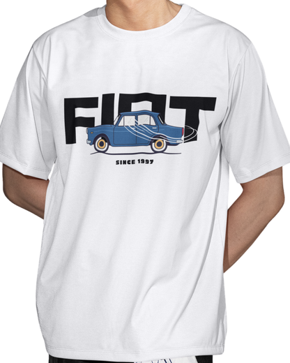 Vintage Fiat Premier Padmini  - Vibeify® Oversized Unisex T-shirt