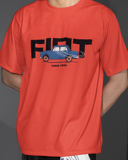 Vintage Fiat Premier Padmini  - Vibeify® Oversized Unisex T-shirt