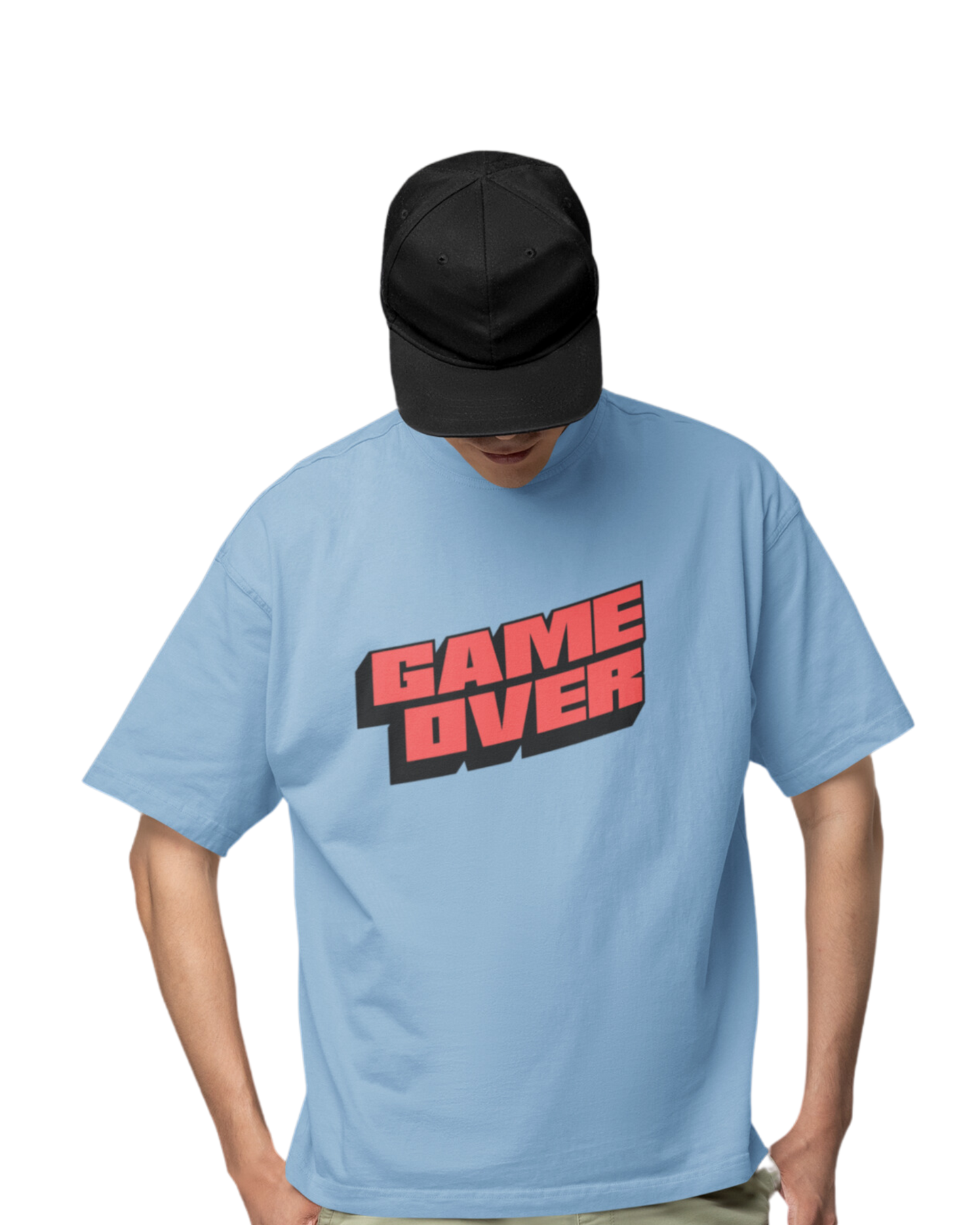Game Over | Vibeify Premium Unisex Oversized T-Shirt