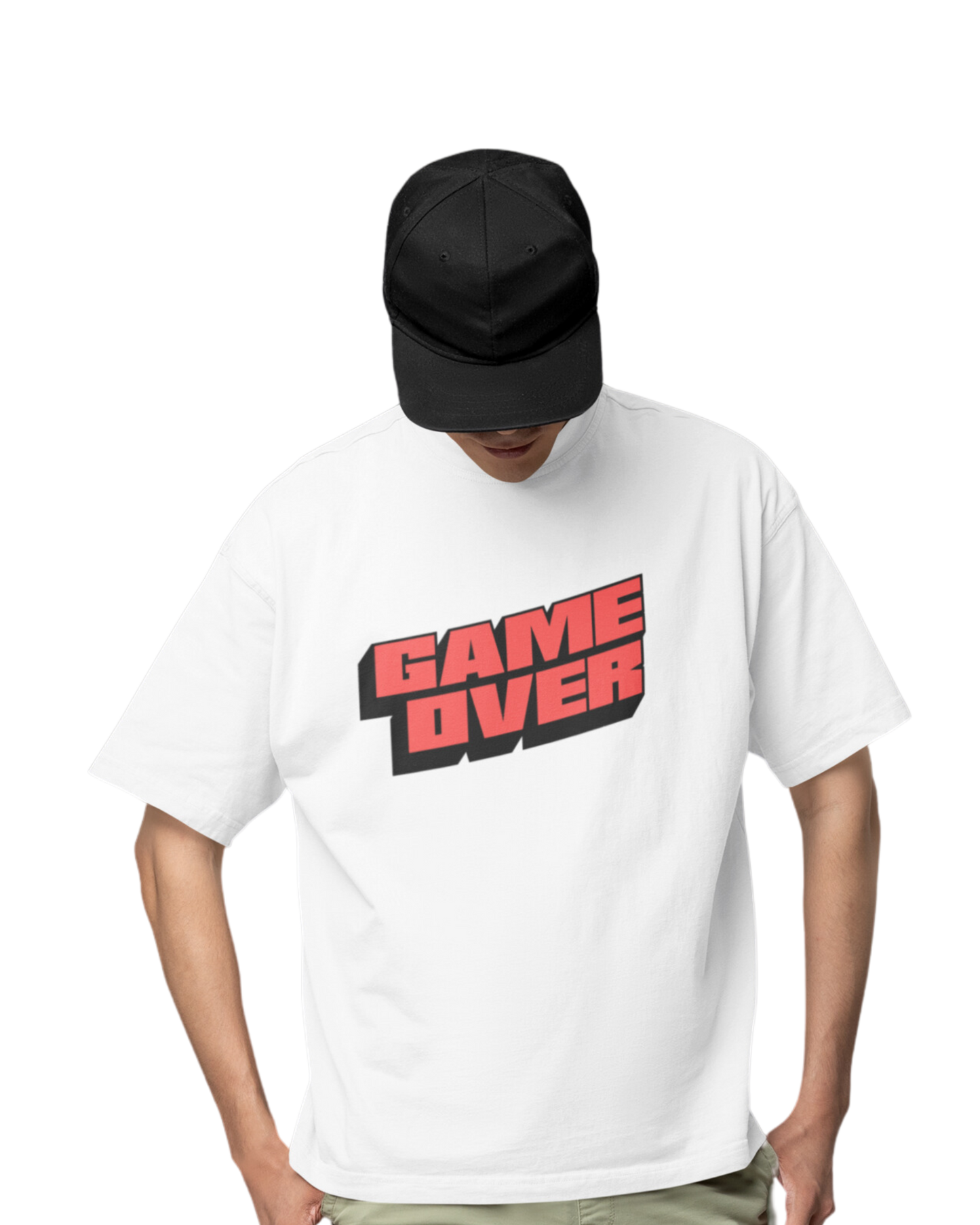 Game Over | Vibeify Premium Unisex Oversized T-Shirt