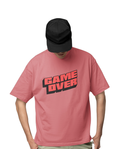 Game Over | Vibeify Premium Unisex Oversized T-Shirt
