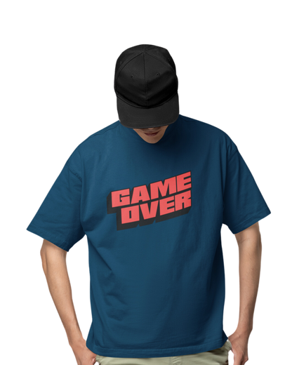 Game Over | Vibeify Premium Unisex Oversized T-Shirt