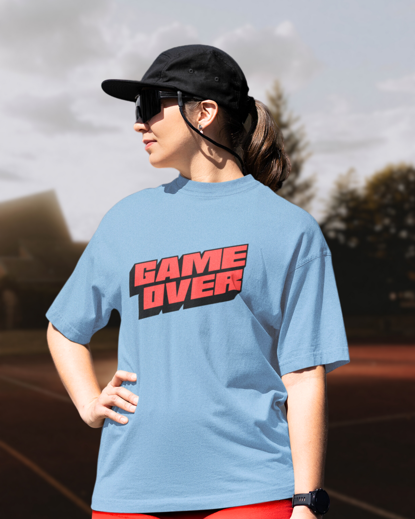 Game Over | Vibeify Premium Unisex Oversized T-Shirt
