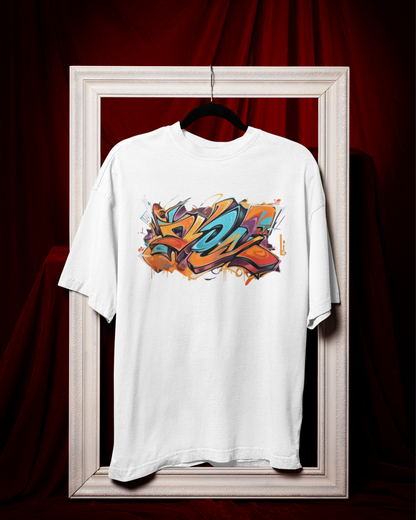 Premium Graffiti Oversized T-Shirt – Urban Vibe Edition