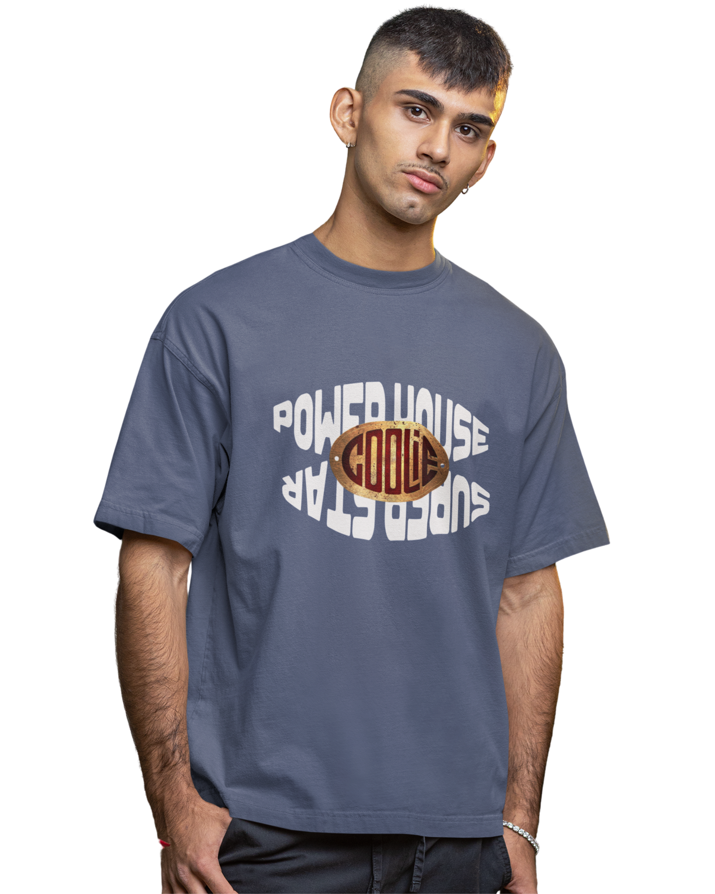 Coolie Powerhouse Oversized Unisex T-Shirt – Rajinikanth Tribute | Vibeify® Official