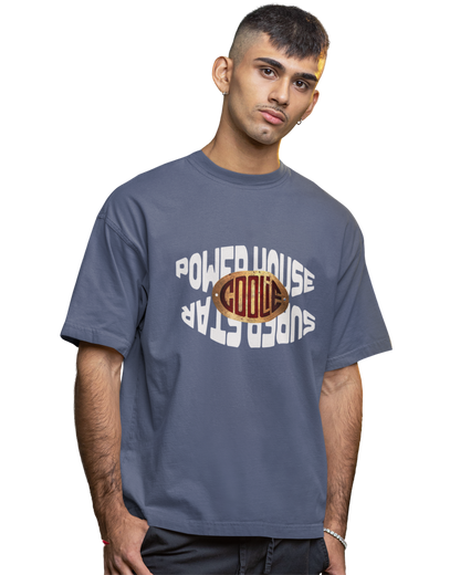 Coolie Powerhouse Oversized Unisex T-Shirt – Rajinikanth Tribute | Vibeify® Official
