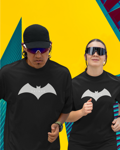 Batman & Joker | Vibeify Unisex Oversized T-Shirt - Soft 100% Cotton Relaxed Fit Tee