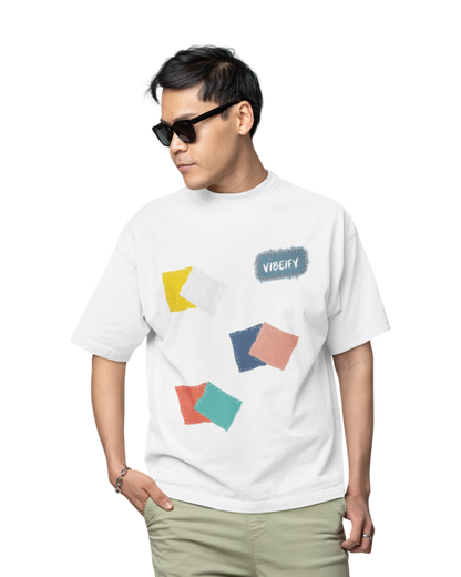 Beggar Stitch Oversized T-Shirt | Unisex Premium Streetwear