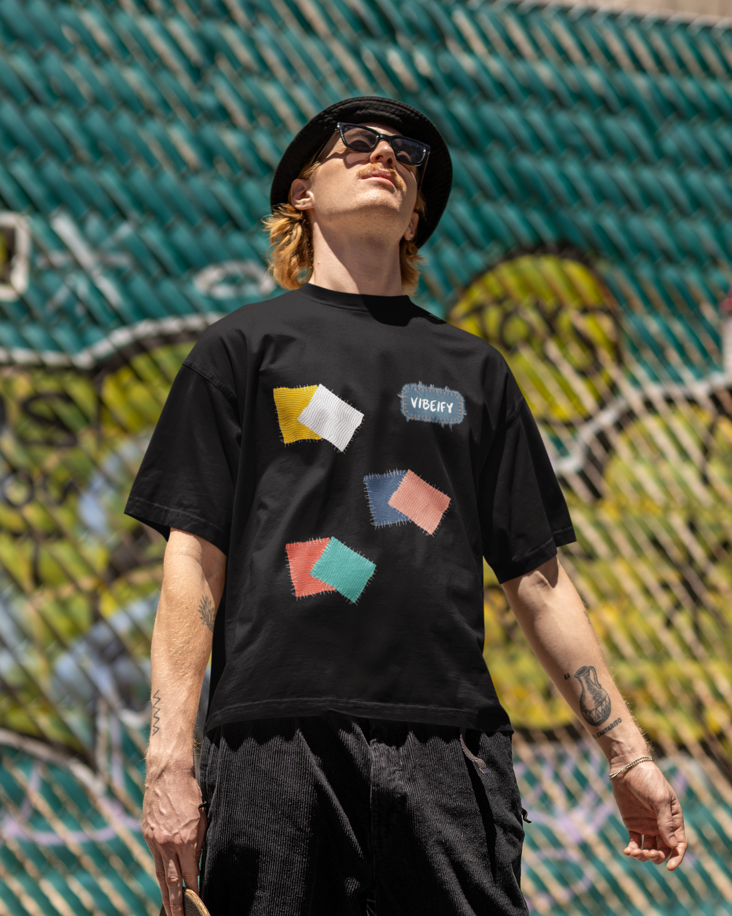 Beggar Stitch Oversized T-Shirt | Unisex Premium Streetwear