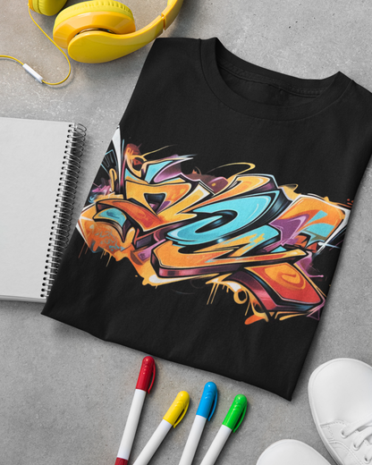 Premium Graffiti Oversized T-Shirt – Urban Vibe Edition