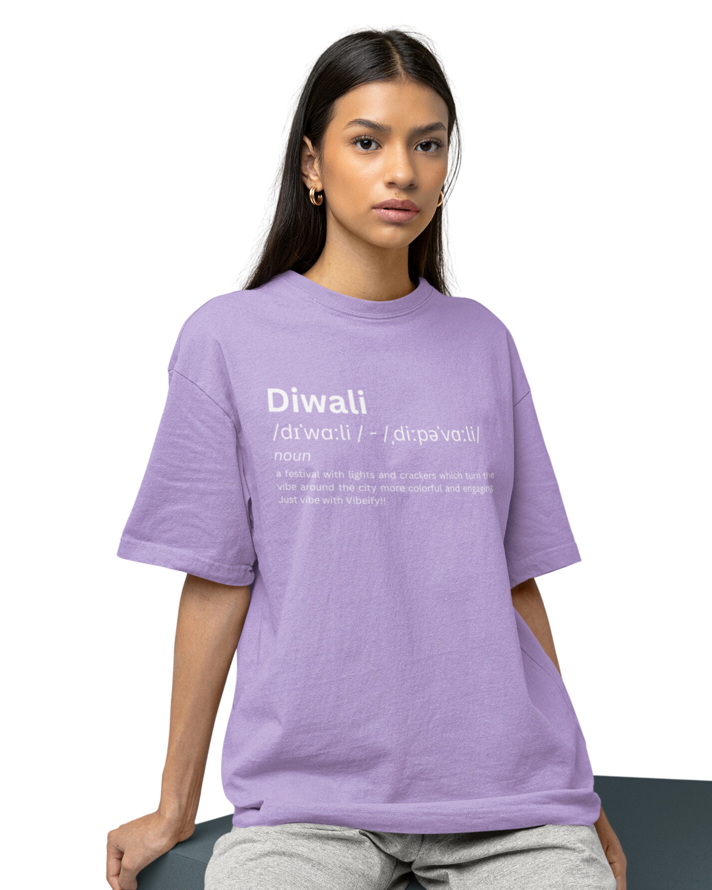 Diwali Oversized Unisex T-shirt | Premium Cotton and Design