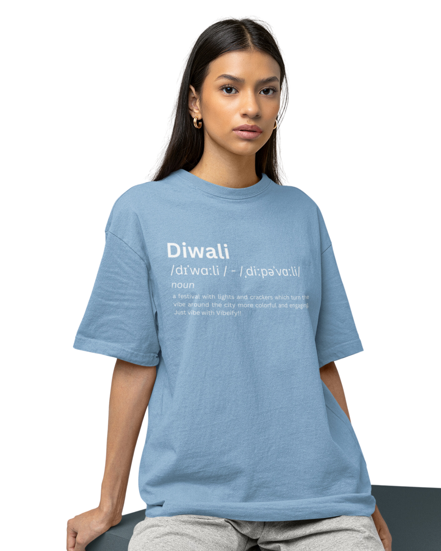 Diwali Oversized Unisex T-shirt | Premium Cotton and Design