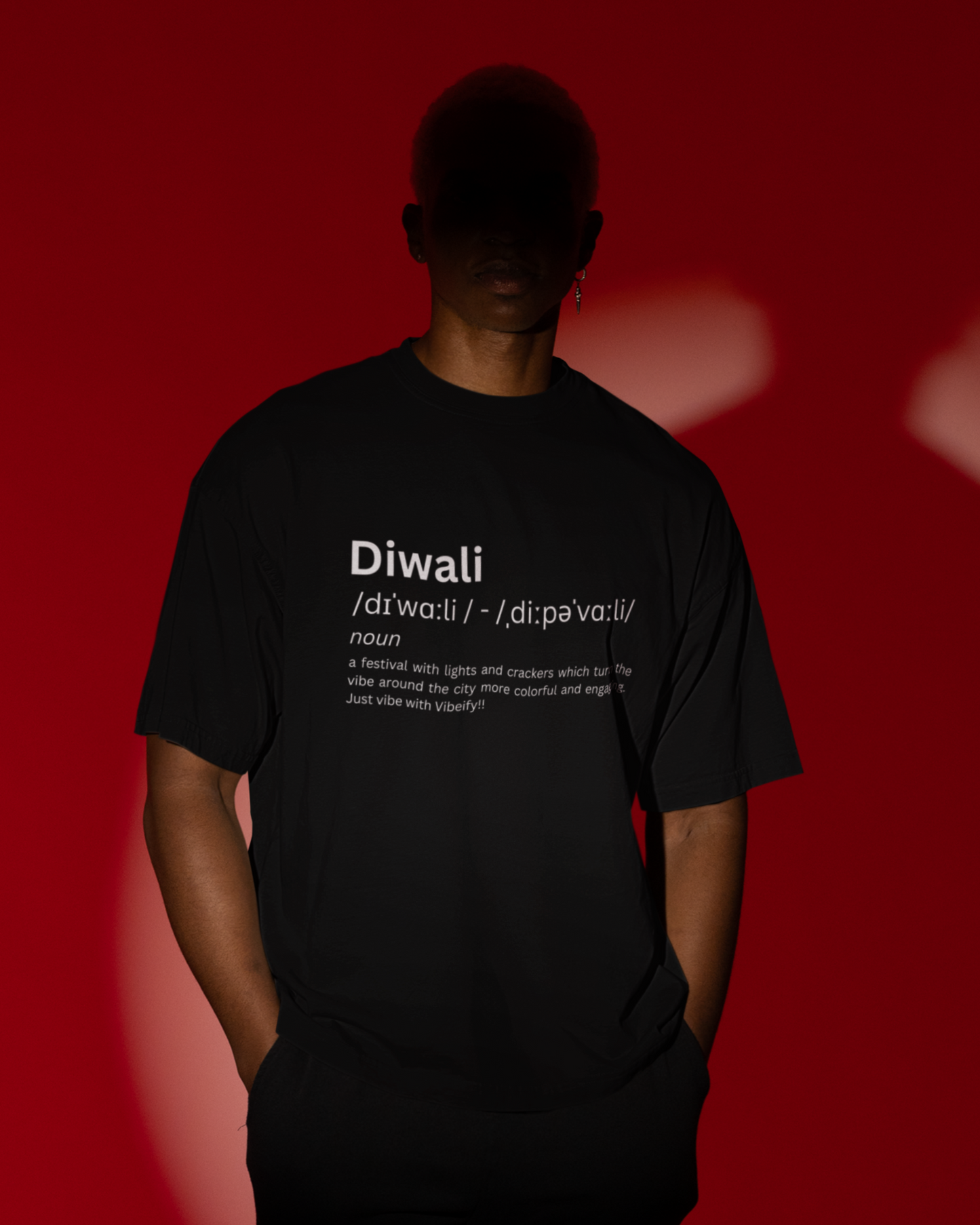Diwali Oversized Unisex T-shirt | Premium Cotton and Design