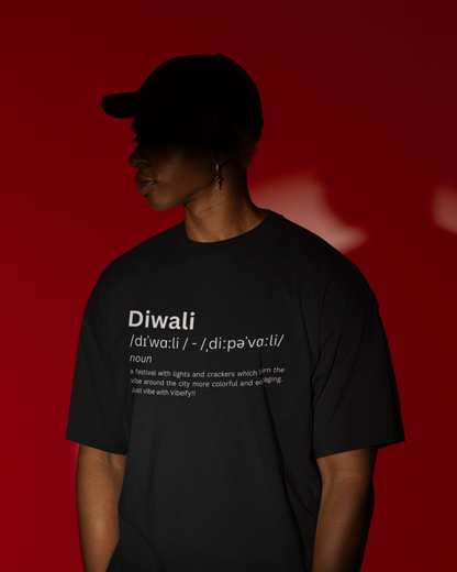Diwali Oversized Unisex T-shirt | Premium Cotton and Design