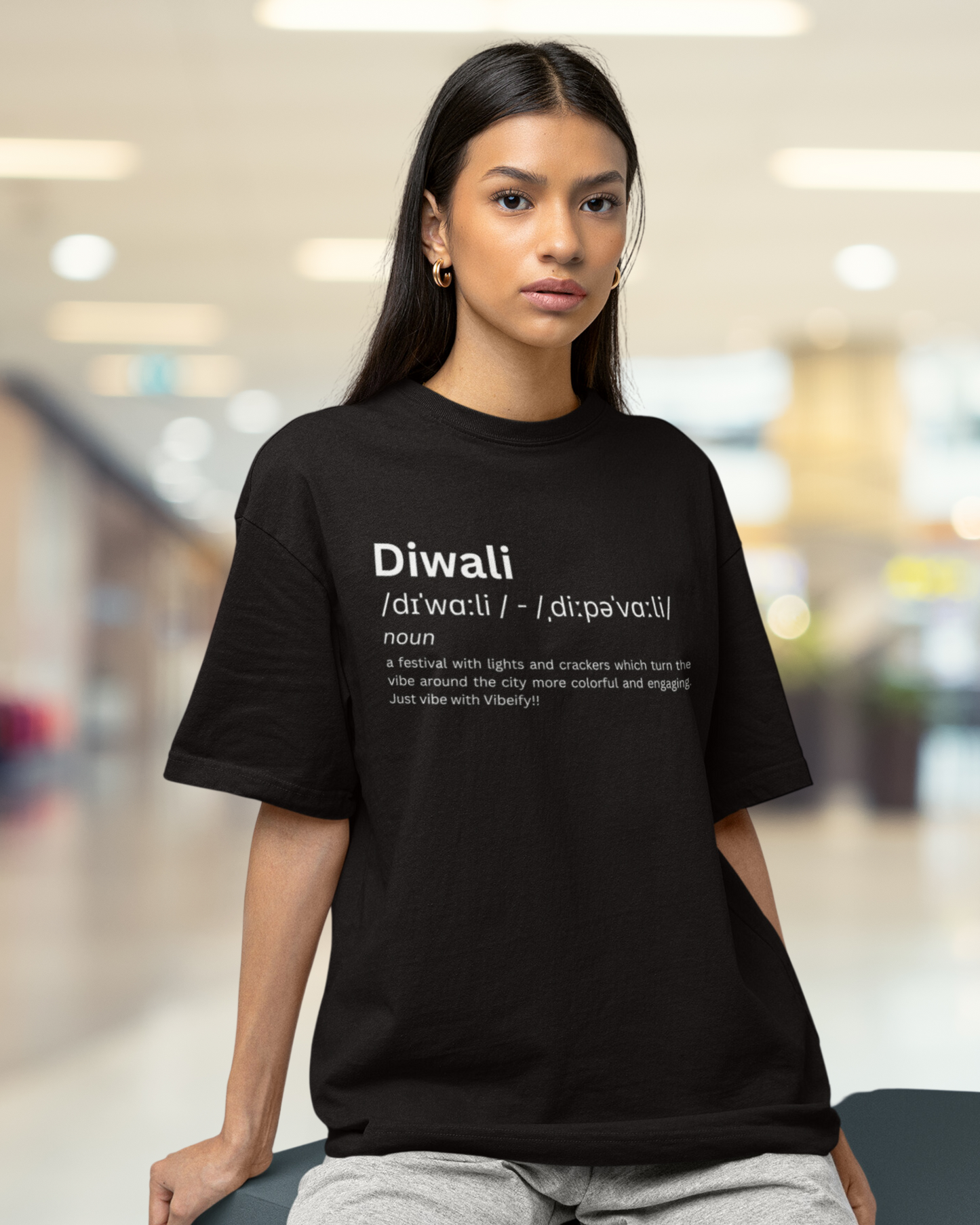 Diwali Oversized Unisex T-shirt | Premium Cotton and Design