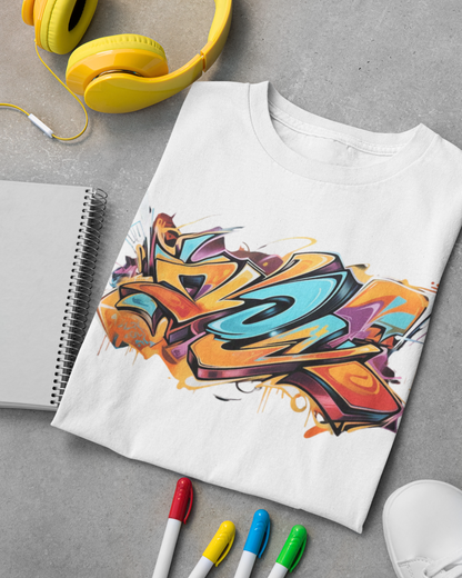 Premium Graffiti Oversized T-Shirt – Urban Vibe Edition